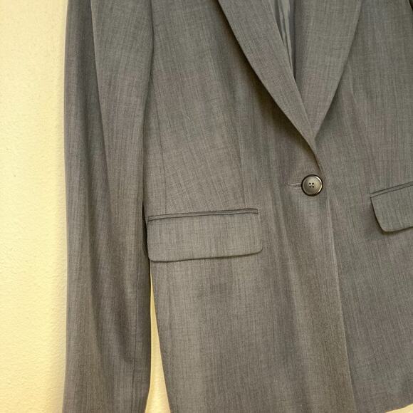 Travis Ayers Studio Women's Size 8 Suit Jacket Dark Blue Blazer Fully Lined - Picture 4 of 9